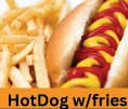 HotDogs w/fries